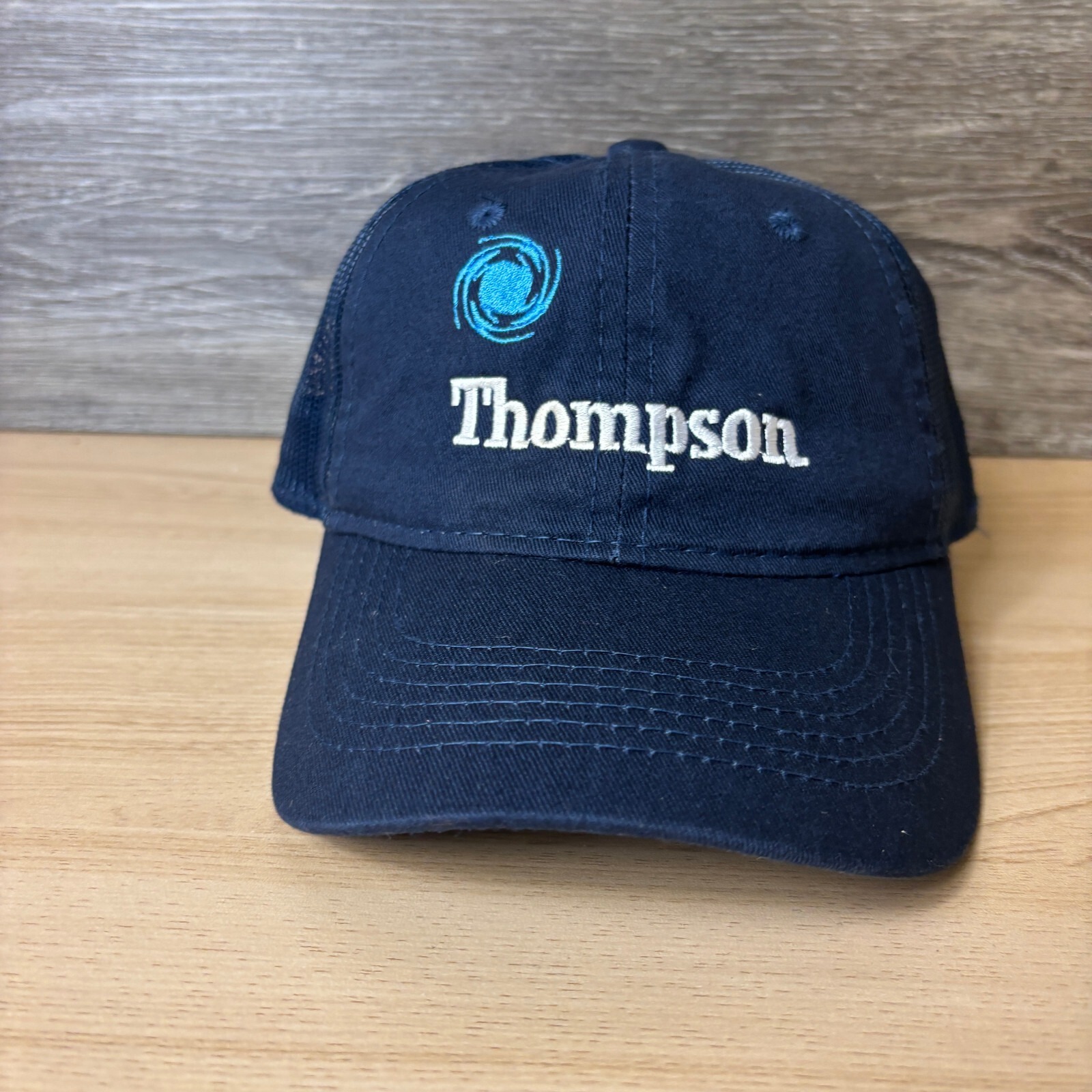 Thompson Hat Cap Strap Back Blue Mesh Back Adjustable
